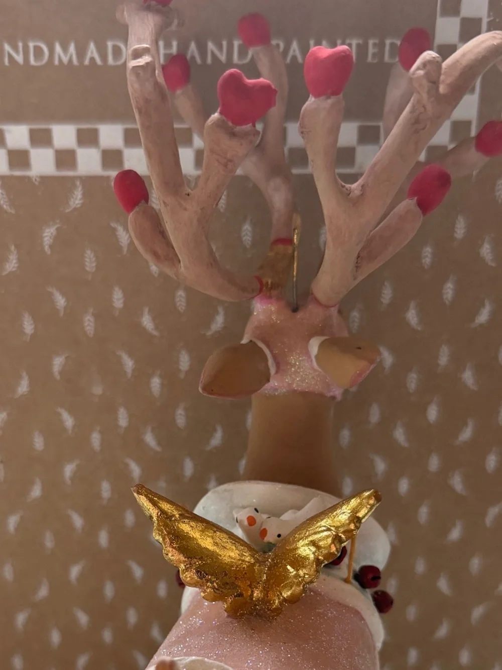MacKenzie-Childs Patience Brewster Dash Away Cupid Reindeer Figure (LIKE NEW)